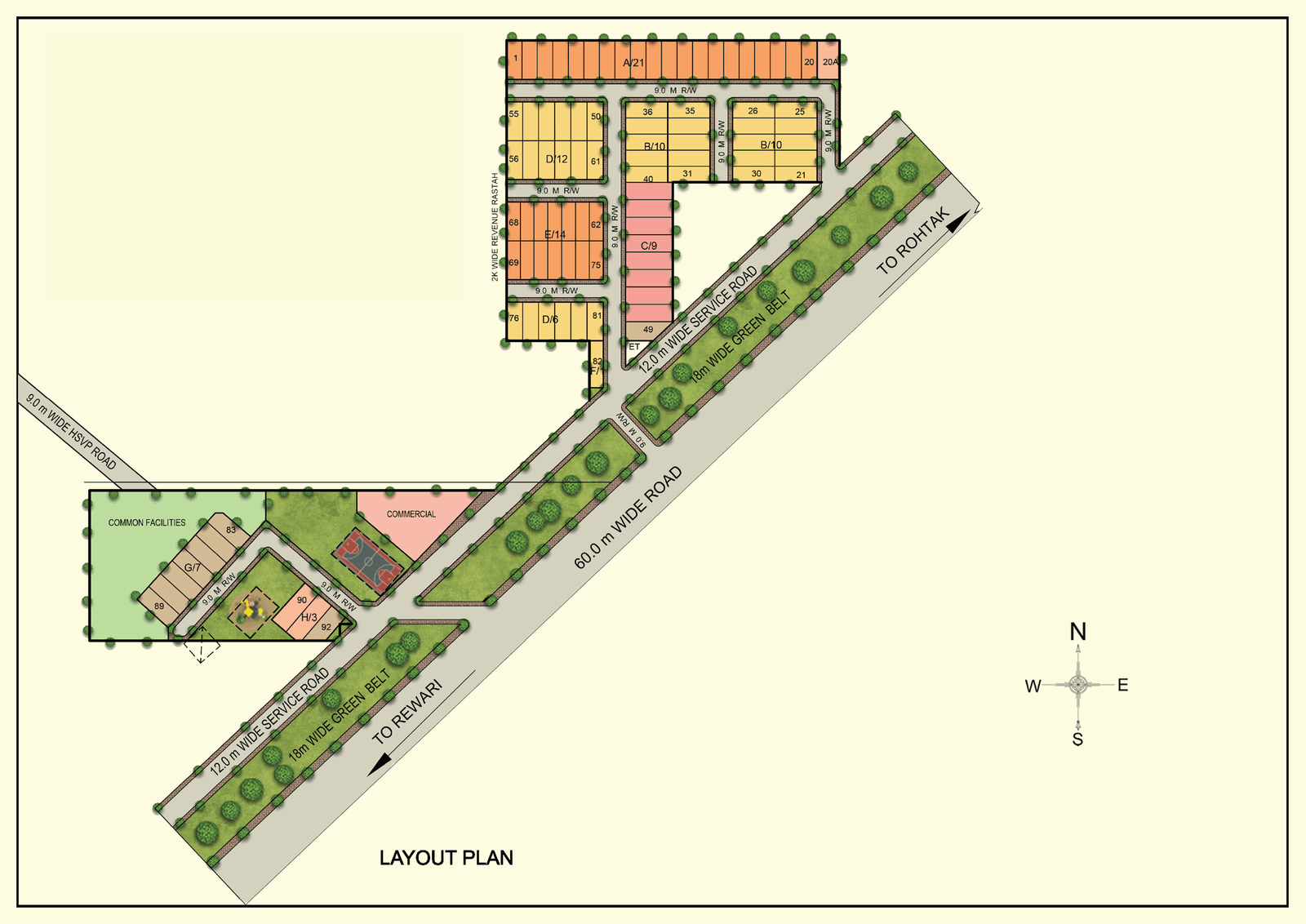 Dream Valley site layout