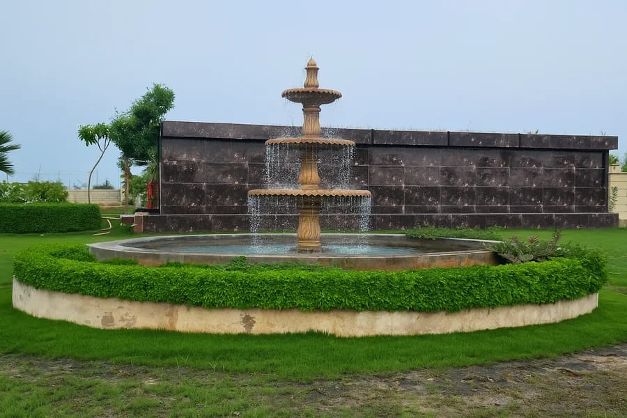 Landscaped community spaces at Vedmaan
